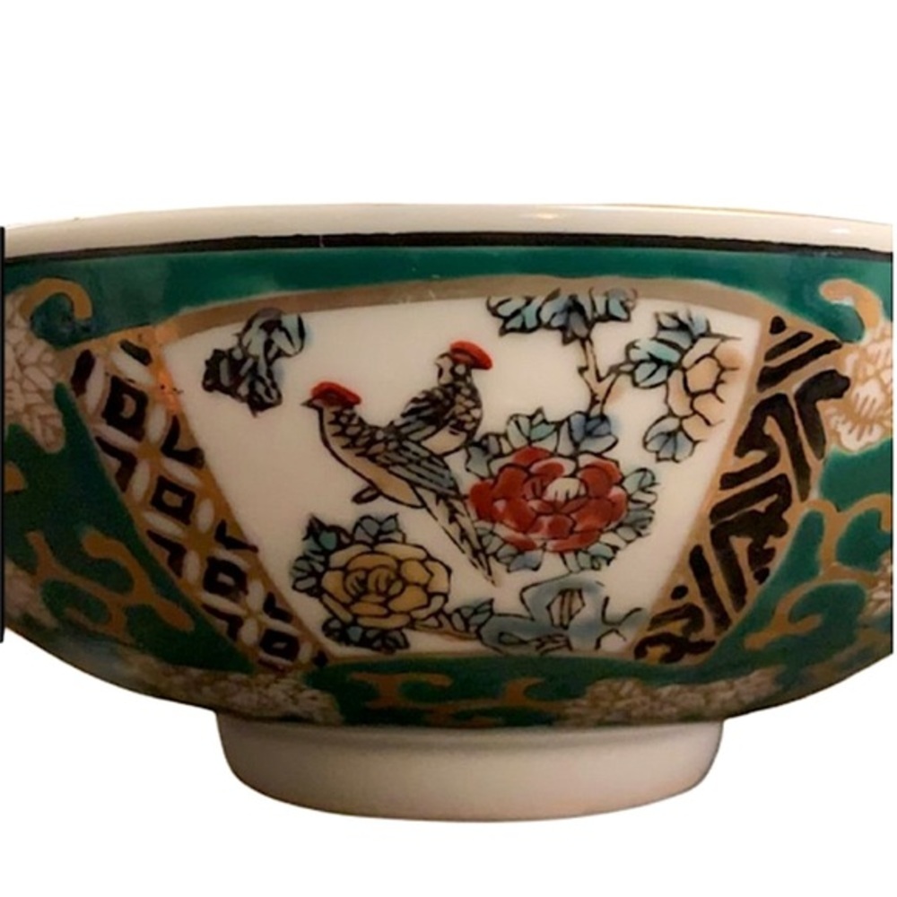 Vintage Japanese Gold Imari Bowl